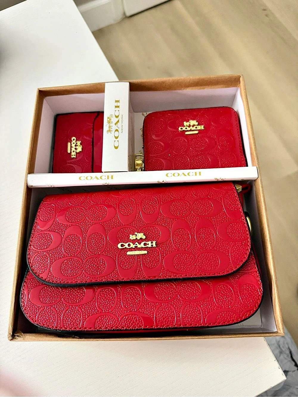 COACH Red Crossbody Bag sets